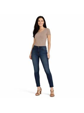 New 2/$30 Gloria Vanderbilt 4P High-Rise Straight Jeans Kansas W.